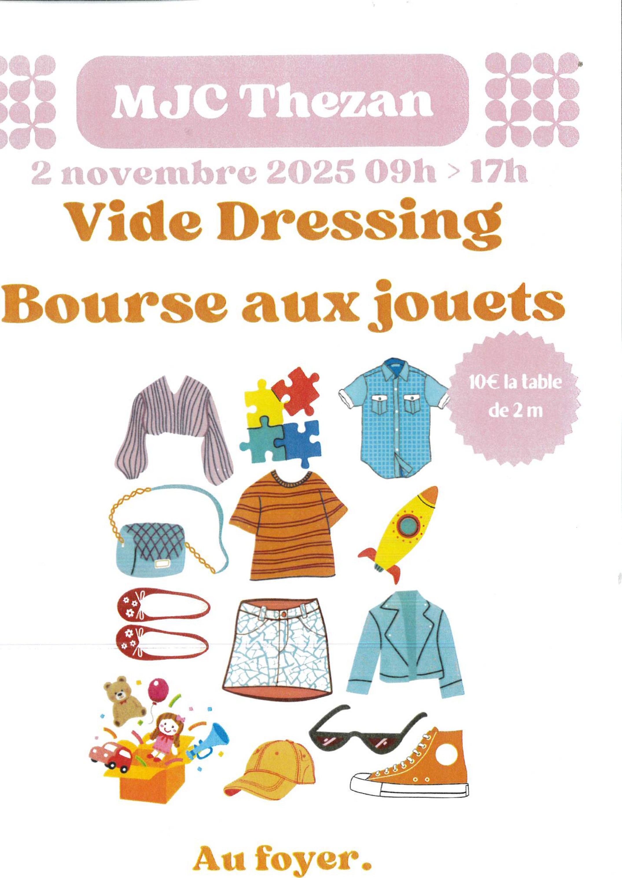 Vide dressing - Bourse aux jouets